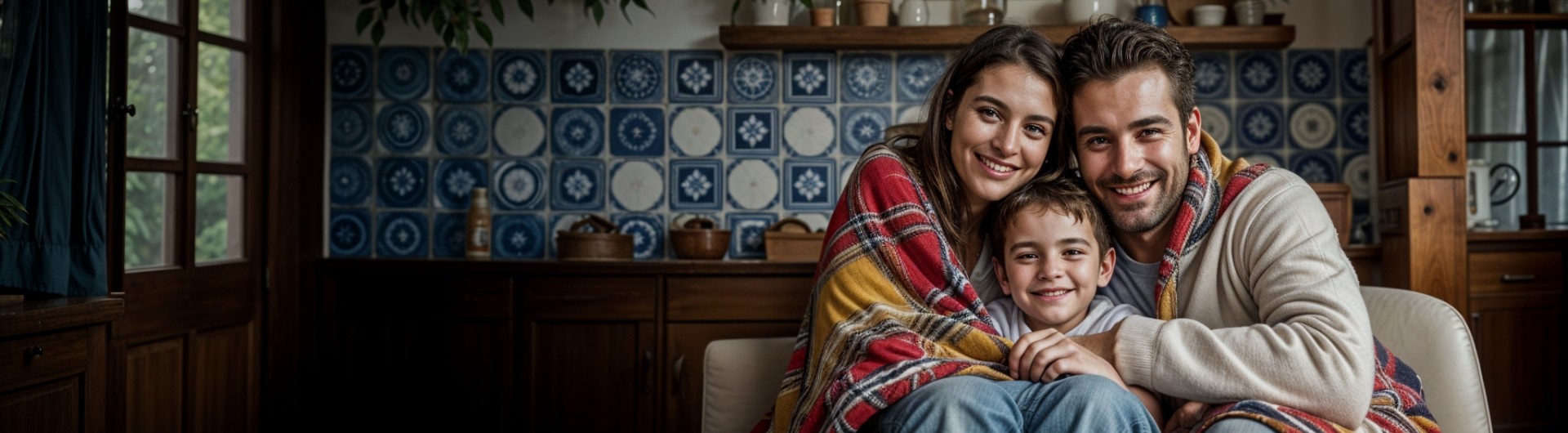 A nossa família está preparada para aquecer a sua